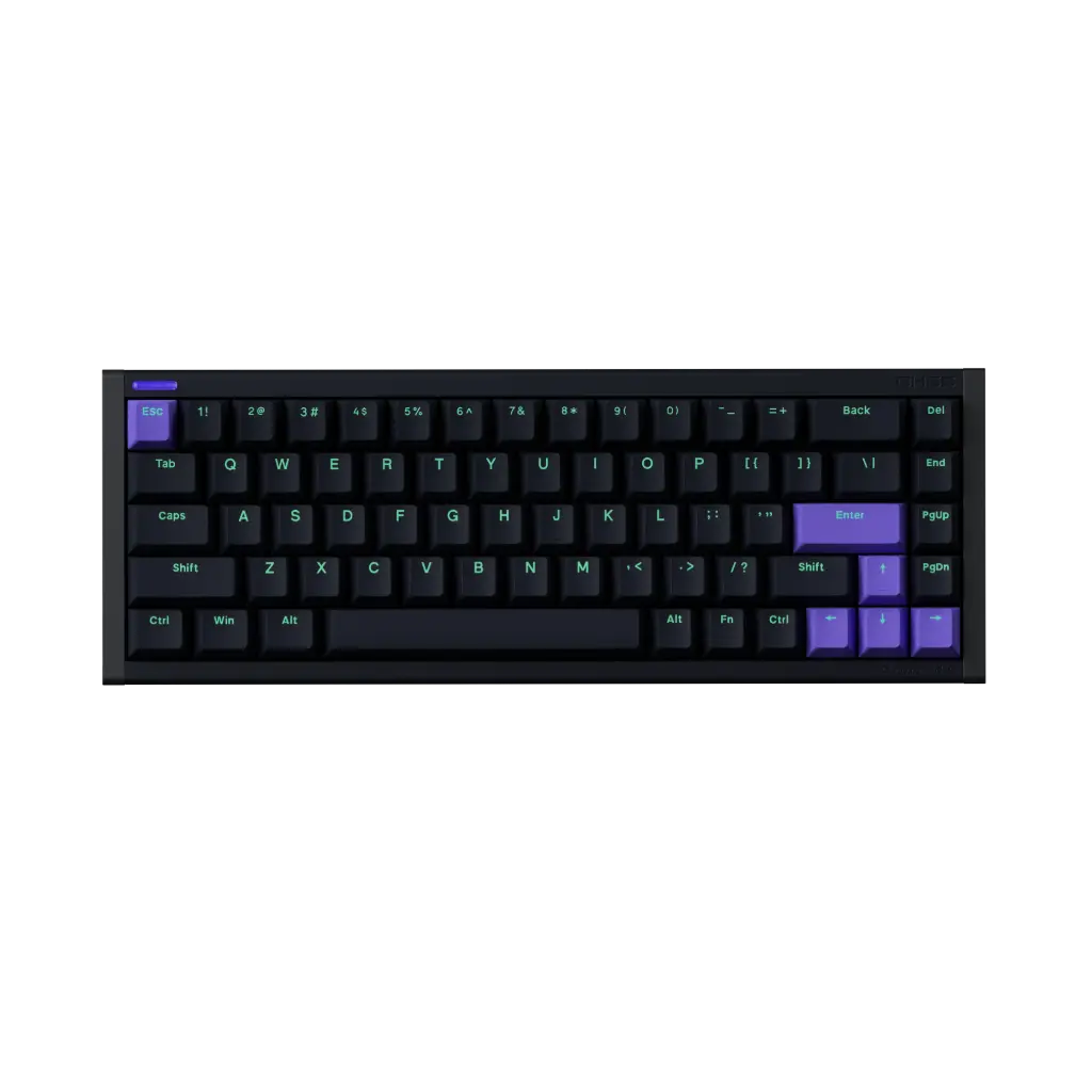 NuPhy BH65 HE Wired Gaming Keyboard Dark Matte/Magnetic Jade