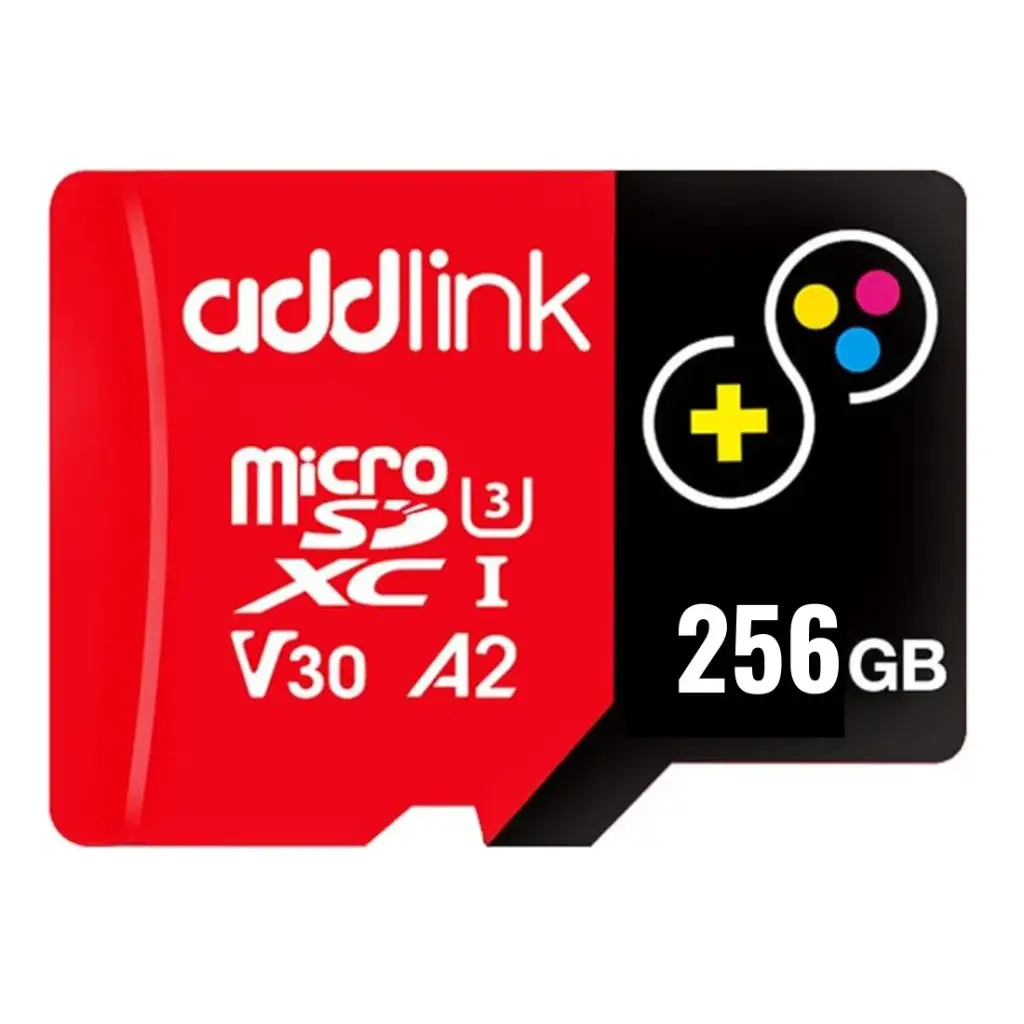 addlink 256GB microSD 4K (With Adapter)/Supports Nintendo Switch 