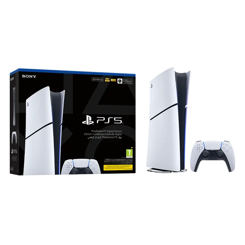 PS5 Slim Console Digital White - (E Chassis)