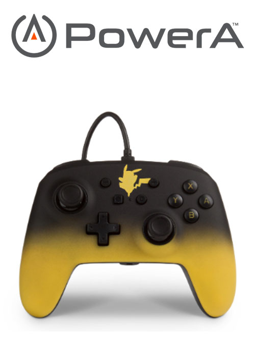PowerA Nintendo Switch Enhanced Wired Controller - Pikachu Fade