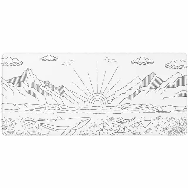 Dark Project Nostra Mouse Pad XL White