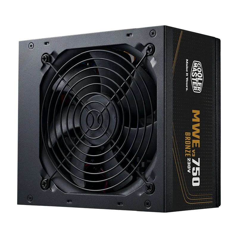 Cooler Master MWE 750W Bronze Power Supply- Black
