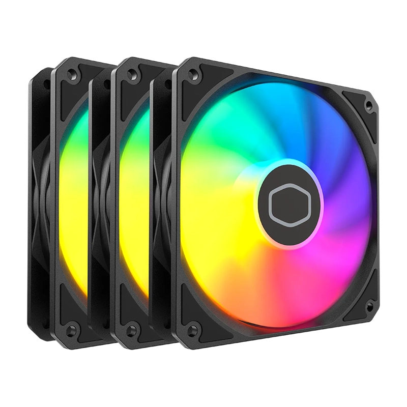 Cooler Master MF120 Lite ARGB Fan Black Pack of 3