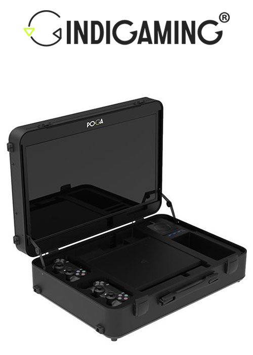INDIGAMING Poga Pro Black For PS4 Slim / Xbox Series S