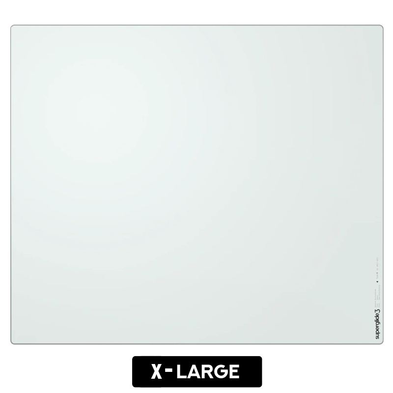 Pulsar Superglide Pad v3 XL Glass Mouse Pad White Type-S