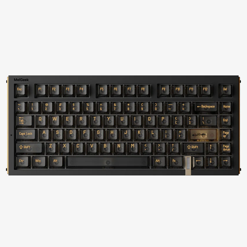 MelGeek REAL81 Gaming Keyboard 67-Key Wired Sulfur Black 