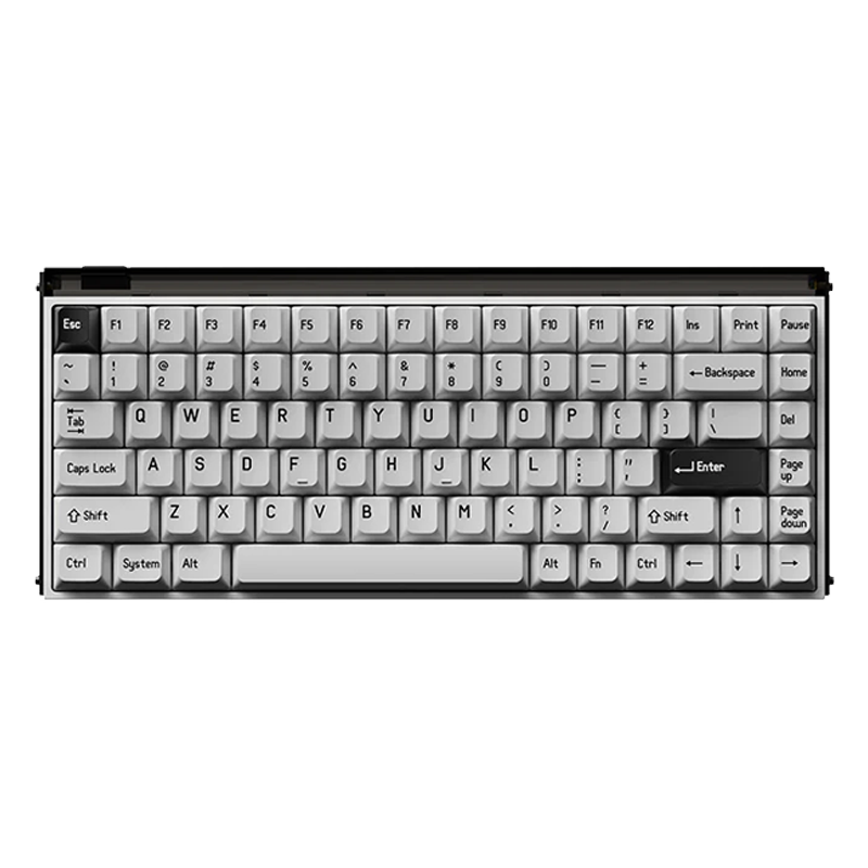 MelGeek MADE84 Wired Gaming Keyboard 84-Key Ultra+ Black 