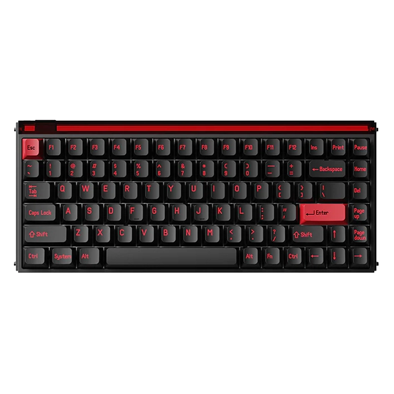 MelGeek MADE84 84Keys Ultra+ Wired Gaming Keyboard Red
