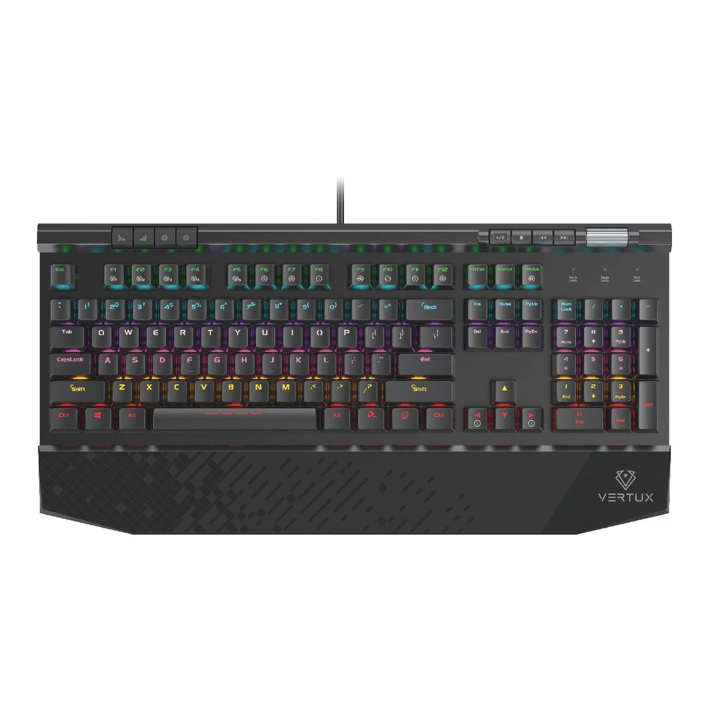 Vertux Tungsten Mechanical Gaming Keyboard Black