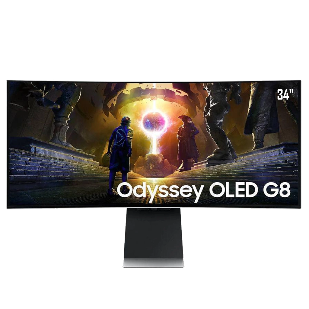 Samsung Gaming Monitor 34"G8 OLED Ultra Wide/QHD3440 x 1440/175Hz/0.03Ms/HDMI2.1
