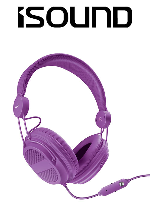 ISOUND HM-310 KIDS HEADPHONE - PURPLE