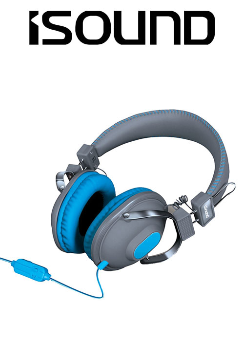 ISOUND HM-260 HEADPHONE - BLUE/GREY