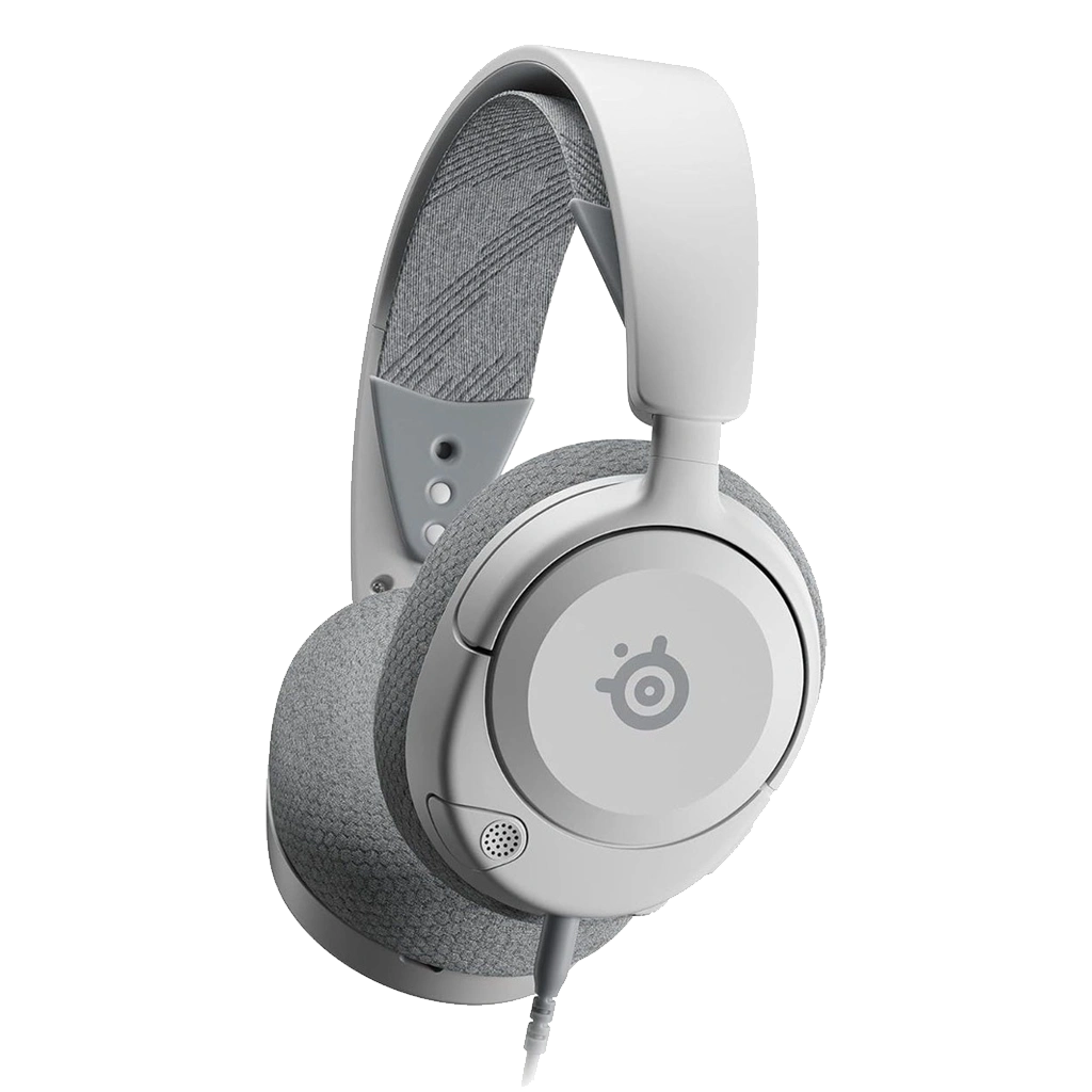 Steelseries Arctis Nova 1P Wired Gaming Headset White For PlayStation