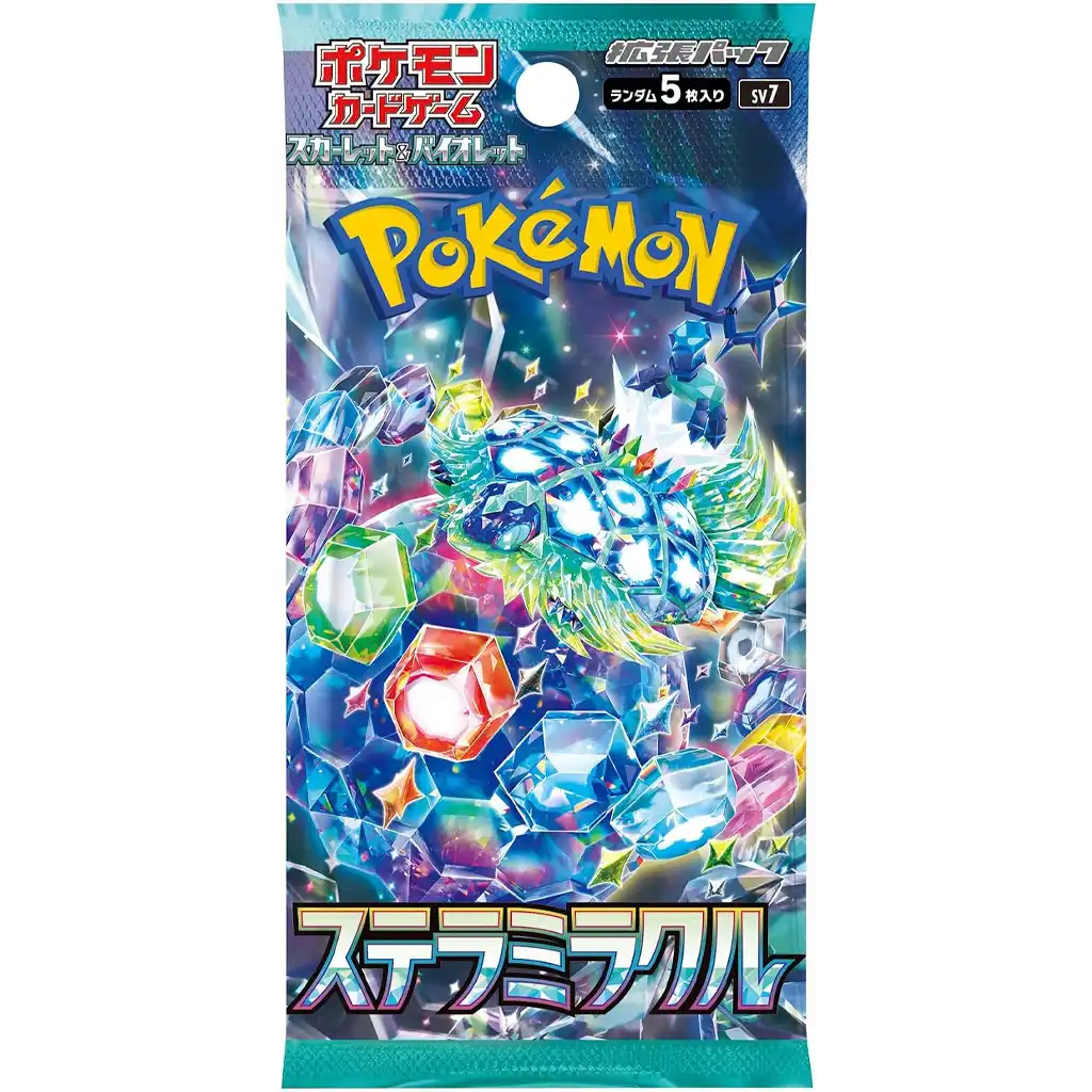 Pokemon Trading Card Scarlet & Violet Expansion Booster Packet Stellar Miracle