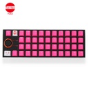 Tai-Hao 42-Keys TPR Backlit Double Shot Rubber-Keycap Set - Neon Pink
