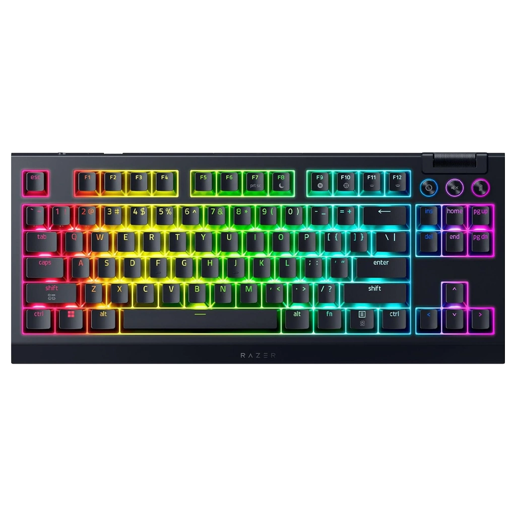 Razer BlackWidow V4 Tenkeyless HyperSpeed Wireless Gaming Keyboard Black