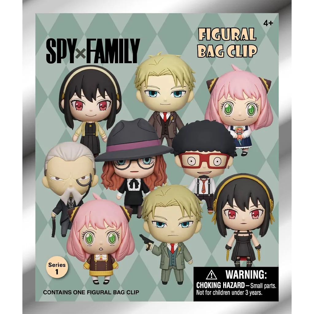 Monogram Spy x Family 3D Foam Bag Clip Series 1 