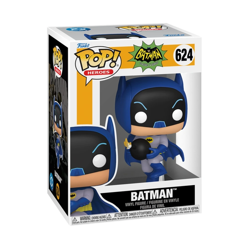 Funko Pop! Heroes: Batman 66 S2- Batman w/Bomb 