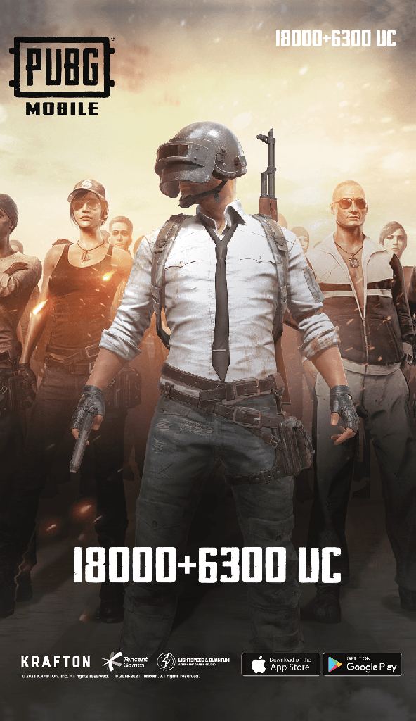 PUBG Mobile 18000+6300 UC - [Digital Code] | Game Store