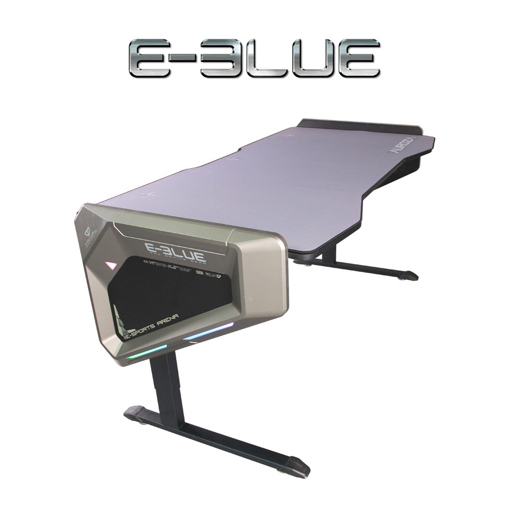 E-Blue EGT568-S Smart RGB Supervisor Table - Grey