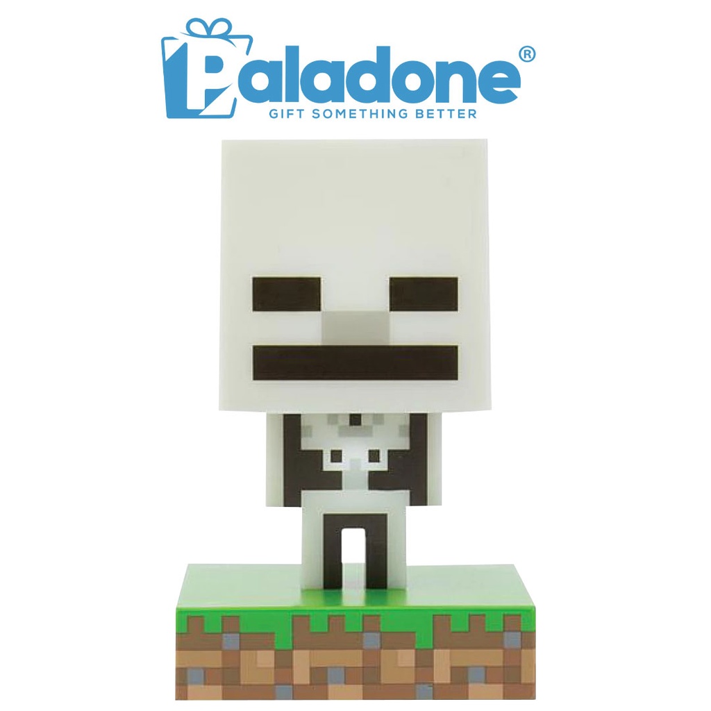 Paladone Minecraft Skeleton Icon Light
