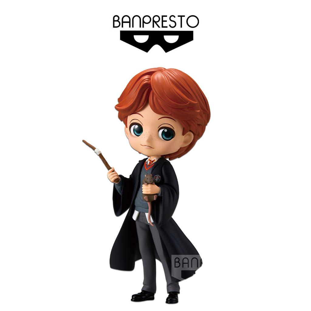 Banpresto - Harry Potter Q posket Ron Weasley with Scabbers Figure
