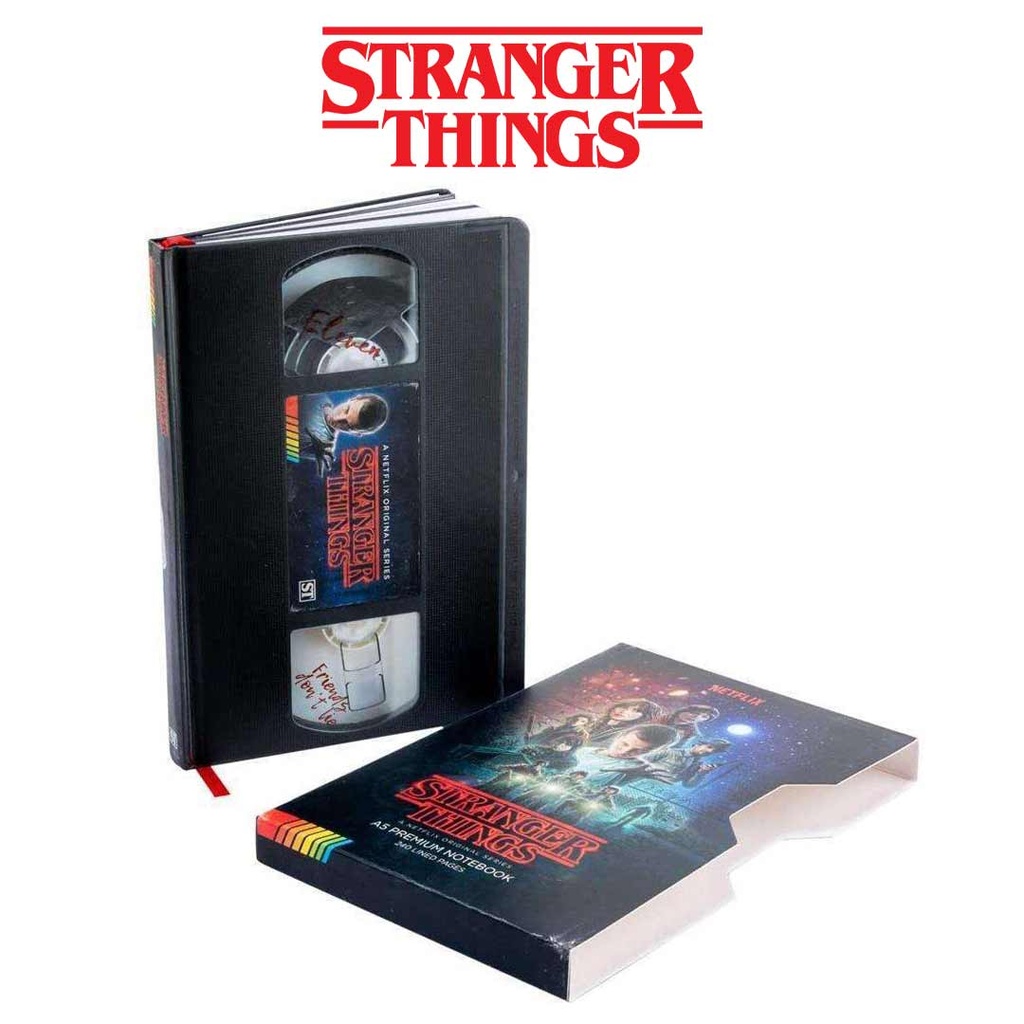 Stranger Things Premium Notebook (Season 4 VHS)