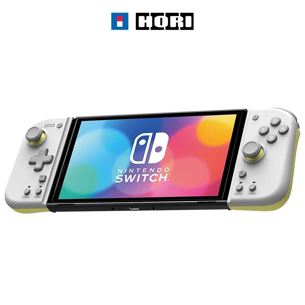 HORI Nintendo Switch Split Pad Compact (Light Gray & Yellow)