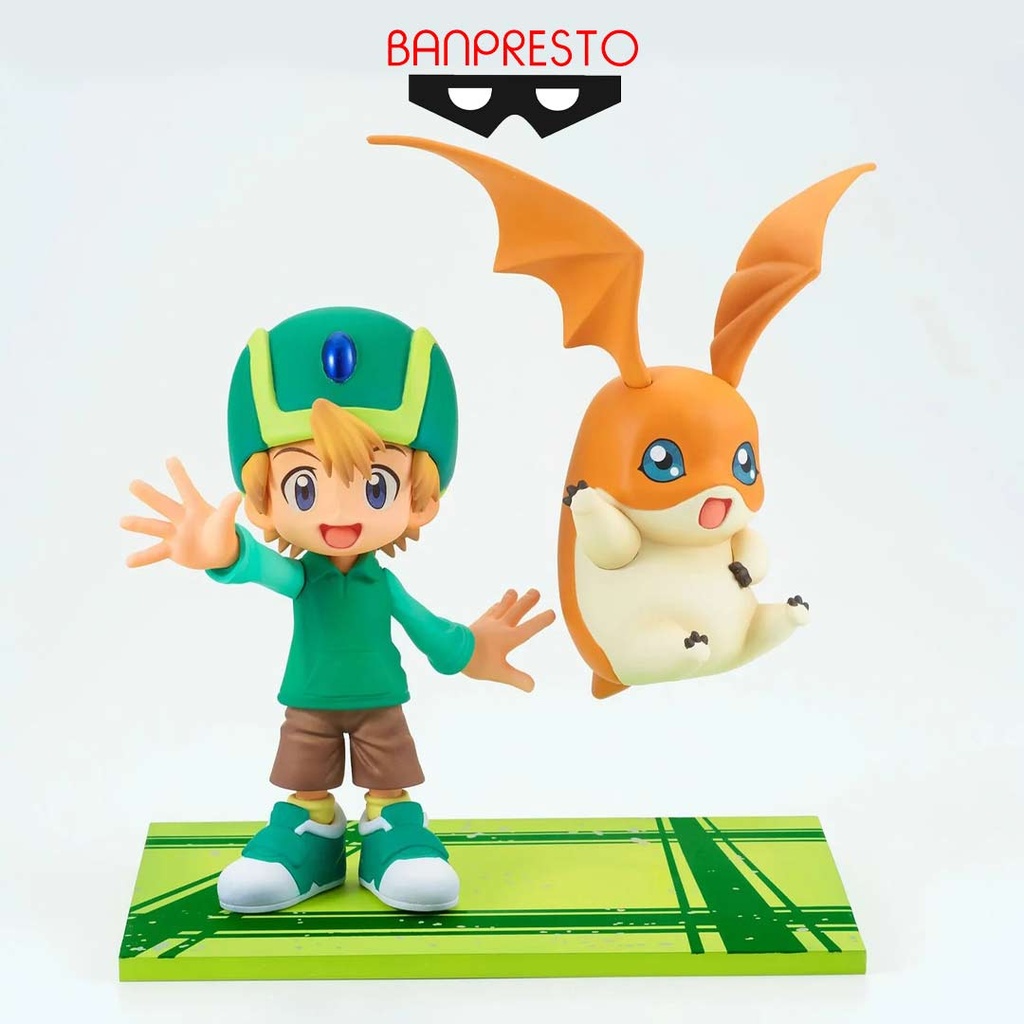 BANPRESTO DIGIMON ADVENTURE DXF ARCHIVES TAKERU TAKAISHI & PATAMON FIGURE