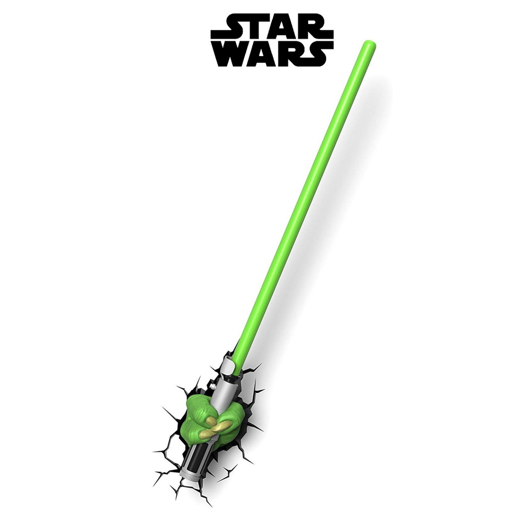 STAR WARS - 3D DECO LIGHT - SABRE LASER YODA