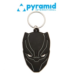[682533] Pyramid - BLACK PANTHER RUBBER KEYCHAIN
