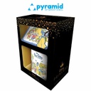 Pyramid- Snow White And The Seven Dwarfs Pastel Princess- Mug Coaster & Keychain Gift Set of 3