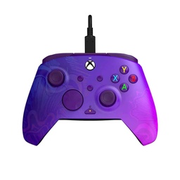 [687171] PDP XBOX Series X|One Rematch Wired Controller Purple Fade