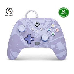 [687181] Power A XBOX Series X|One Enhanced Wired Controller Lavender Swirl