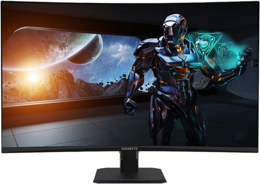 [693352] GIGABYTE GS32QC 31.5 Inch QHD 165Hz HDMI 2.0 Edge Gaming Monitor - Black