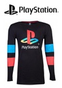 PlayStation - Logo & Arms Striped Longsleeve T-shirt - L