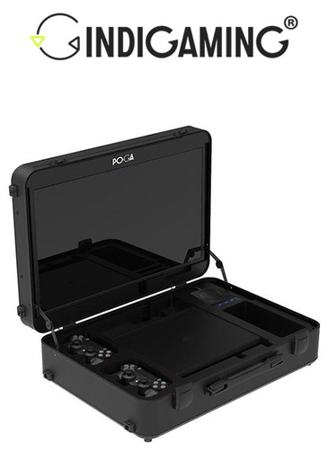[676443] INDIGAMING POGA Pro Black For PS4 Slim