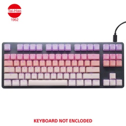 Tai Hao 140 Keys Pbt Double Shot Backlit Keycap Set Sakura Michi Game Store