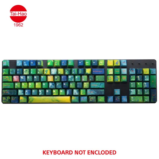[676664] Tai-Hao 121-Keys ABS-Keyset Cubic - Avatar Green