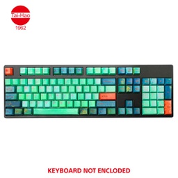 [676666] Tai-Hao 121-Keys ABS-Keyset Cubic - Avatar Orange / Brown Letter