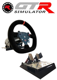 [676713] GTR Racing Simulator: RS30 Ultra Force Feedback Wheel + V3 Pro Steel Metal Base Adjustable 2-Pedals | 3-Pedals
