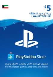 [676822] Sony ESD Wallet Top-up 5 USD KW
