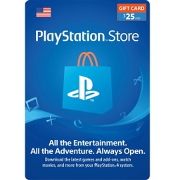 [677214] PlayStation Store: 25$ USA Account [Digital Code]