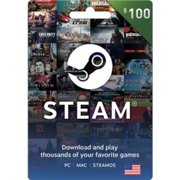 [677245] Steam Card: 100$ USA [Digital Code]