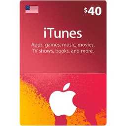 [677297] iTunes gift card 40$ US Account [Digital Code]