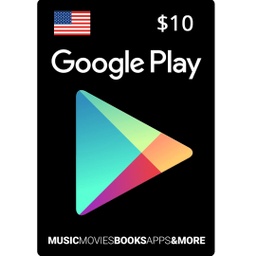 [677308] Google Play Gift Card 10$ US Account - [Digital Code]