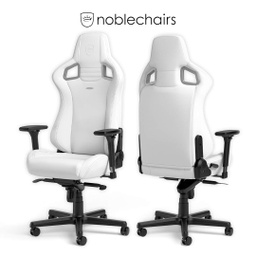 [677642] Noblechairs EPIC Gaming Chair - White Edition - Short Gas Lift