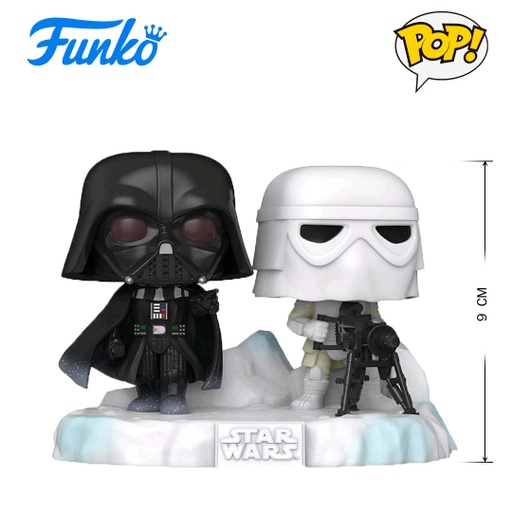 [677659] Funko Pop! Deluxe: Star Wars Battle at Echo Base Series Darth Vader &amp; SnowTrooper