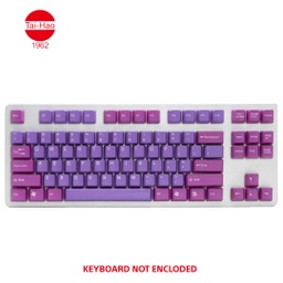 [677744] Tai-Hao 104-Keys ABS Double Shot -Keycap Set - Purple Mystery