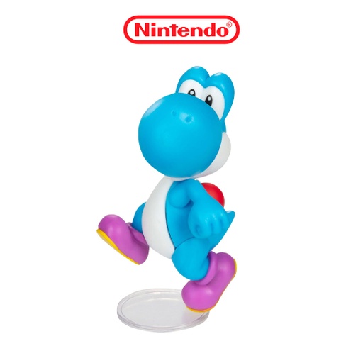 [677913] World of Nintendo 2.5 Inch Mini Figure - Light Blue Running Yoshi